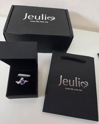 Anello Jeulia Argento 925 con Ametista Viola Misu