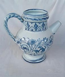 Antico versatoio da farmacia maiolica Albisola 