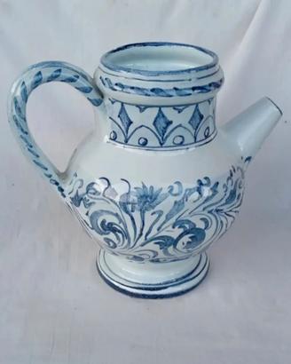 Antico versatoio da farmacia maiolica Albisola 
