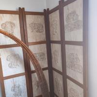 paravento in pelle di elefante