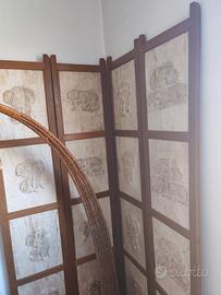 paravento in pelle di elefante