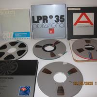 bobine audio 26cm. metalliche