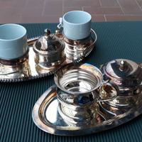 Servizio caffè argento x 2