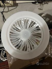 Lampada con ventilatore
