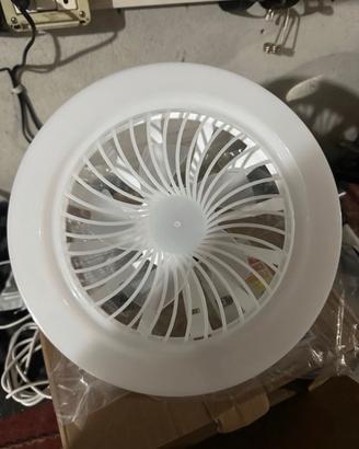 Lampada con ventilatore