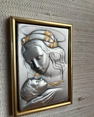 Argento OTTAVIANI. Madonna con Bambino