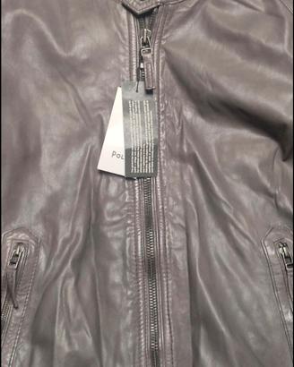 giacca Pelle Pollini uomo tg. 52