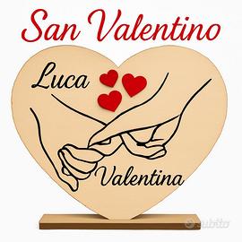 San valentino  incisioni personalizzate