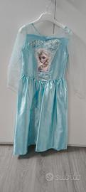 Vestito principessa Elsa bimba 5 anni