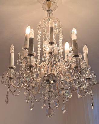 Lampadario in cristallo