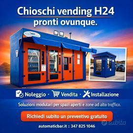 Chioschi e distributori automatici H24