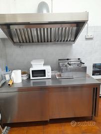 Arredamento inox per cucina peofessionale