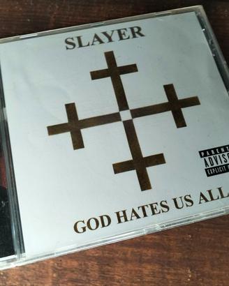 CD Slayer, God Hates Us All (2001) UE,Tray Rosso