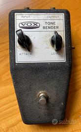 Pedale fuzz vintage Vox tone bender 1966