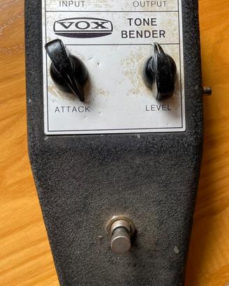 Pedale fuzz vintage Vox tone bender 1966