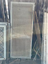 Porta esterna ferro napoletana serramento 238x97