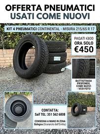 Treno 4 gomme invernali come nuove