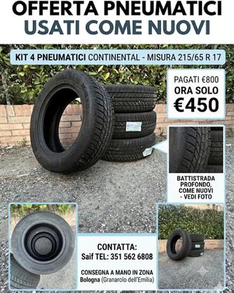 Treno 4 gomme invernali come nuove