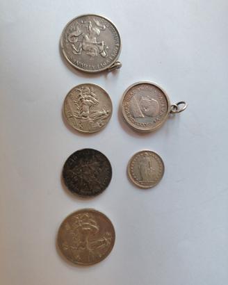 MONETE DA COLLEZIONE IN ARGENTO