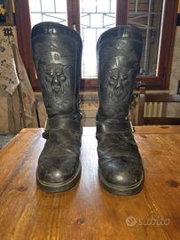 stivali in pelle   uomo 