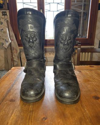 stivali in pelle   uomo 