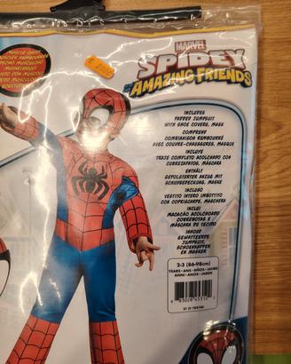 Costume Spider-Man 2-3 anni 86-98 cm