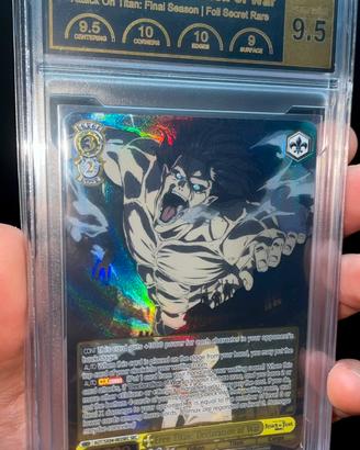 Weiss Schwarz Attack on Titan Eren Titan PCG 9.5