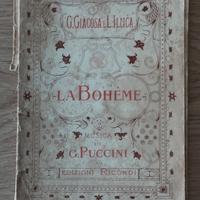 Libretto La Boheme di G. Puccini