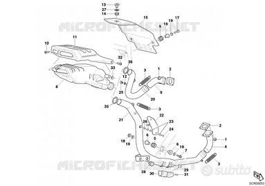 Varie parti OEM e aftermarket Ducati 749