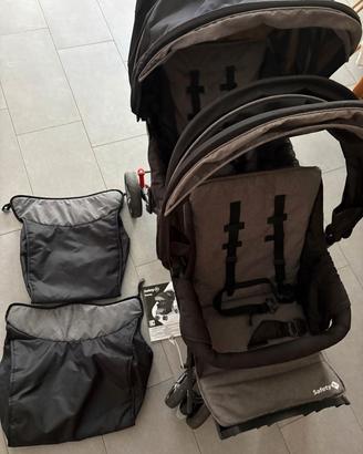 Passeggino Gemeldere Teamy Safety 1st Nero eGrigio