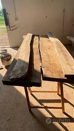 12 Assi / Travi legno in noce