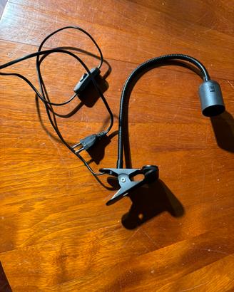 Lampada a pinza regolabile E27