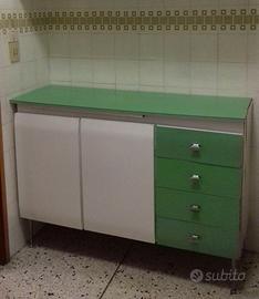 CREDENZA CUCINA in fòrmica VINTAGE ANNI ’60 modern