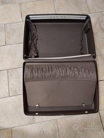 Valigia rigida marrone scuro