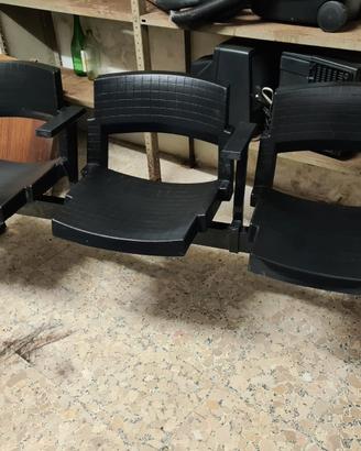 5 panche ufficio o sala d attesa 