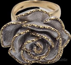 ANELLO FIORE ORO
