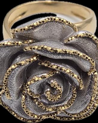 ANELLO FIORE ORO