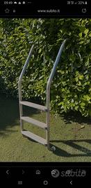 Scaletta per piscina acciaio inox