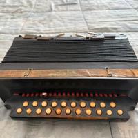 Antica fisarmonica organetto funzionante