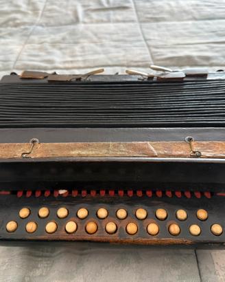 Antica fisarmonica organetto funzionante