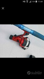 Canna da pesca c/mulinello