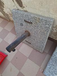 Basamento per maxi ombrelloni da giardino