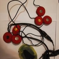 vivavoce con filo  per 2 caschi  