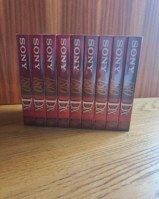 Videocassette vergini Sony 180 DX