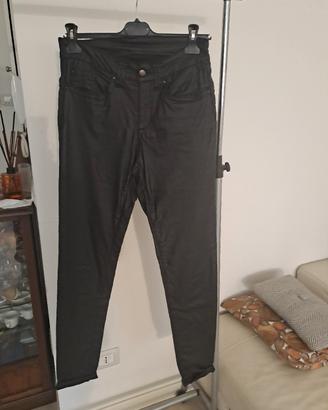pantaloni ecopelle