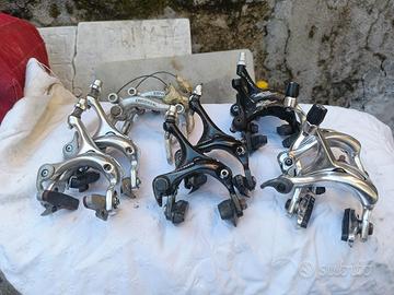 freni di vario tipo bici da corsa