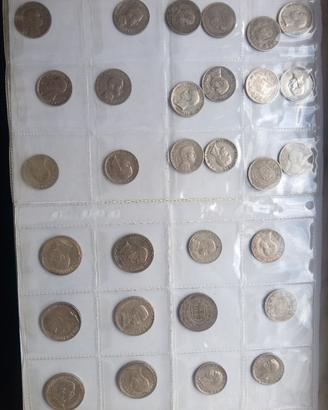 Argento Grande Collezione Monete Regno d'Italia