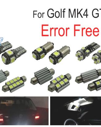 KIT 15 LAMPADE LED INTERNE PER VOLKSWAGEN VW GOLF 