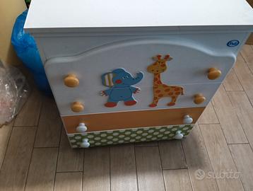 Fasciatoio e Culla marca Pali "Gigi e Lele"