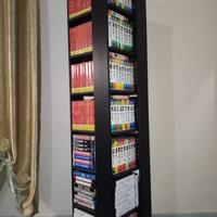 mobiletto porta vhs dvd cd + raccolte in VHS varie